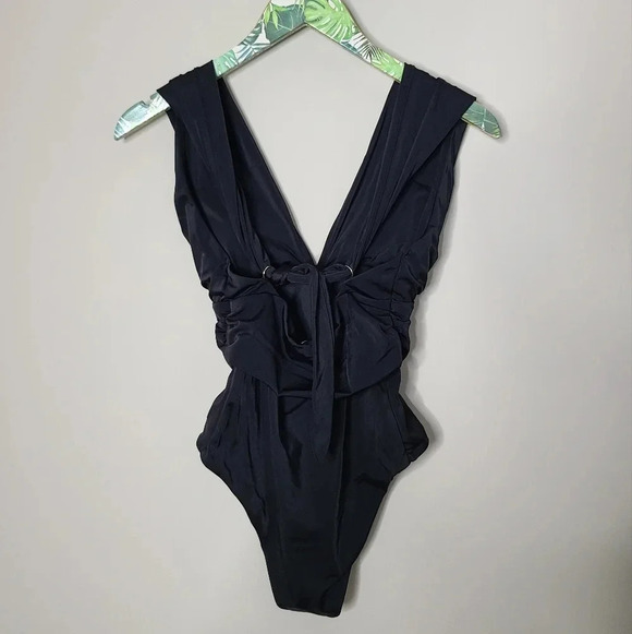NWT Chelsea28 Black One-Piece Convertible Swimsuit S - Picture 4 of 7